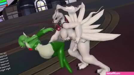 Gardevoir vs Reshiram! Heroine Rumble 2 Pokemon Futa X Futa
