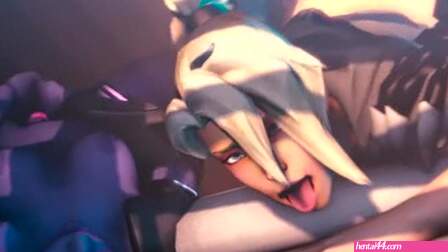 Mercy x Reaper & Widowmaker Threesome