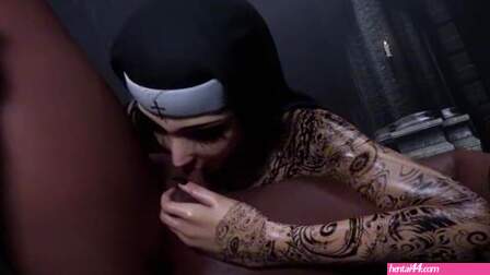 Nuns Dominate and Fuck a Guy Hard