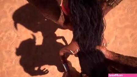 POV: Wild Double Penetration with a Hot Beauty