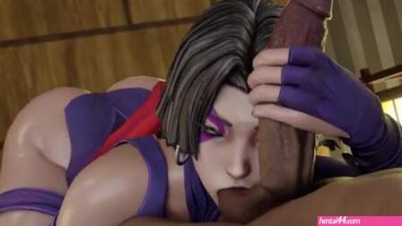 Psylocke Blowjob