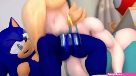 Sonic in the Princesses party