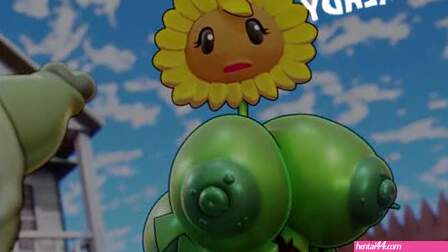 The zombie can’t resist sunflower’s charm