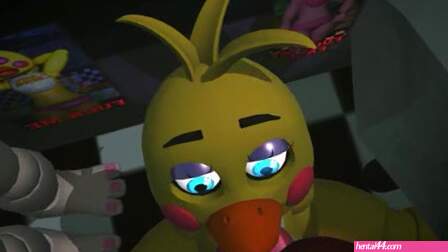 Toy Chica blowjob Pov