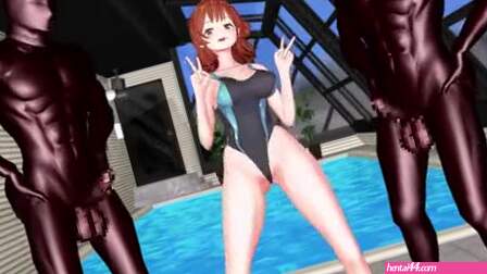 Ume swimsuit dance