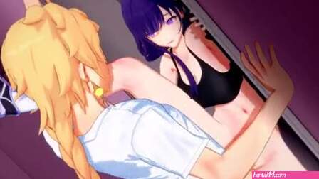 Aether x Raiden (Gym clothes)