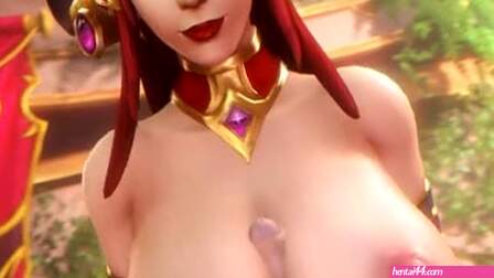 Alexstrasza Boobjob [Bigger Tits Version] [Noname55]