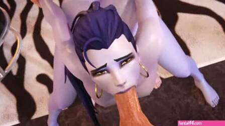 Cawneil – Tracer x Widowmaker Spitroast