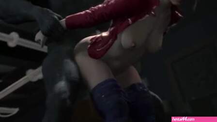 Claire x Mr. X Game Over