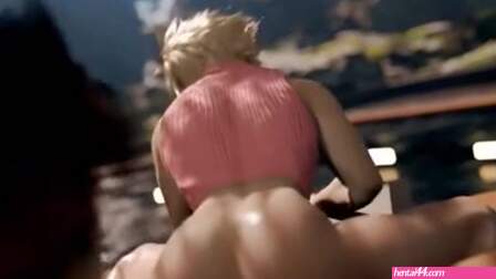 Cloud taking white cock