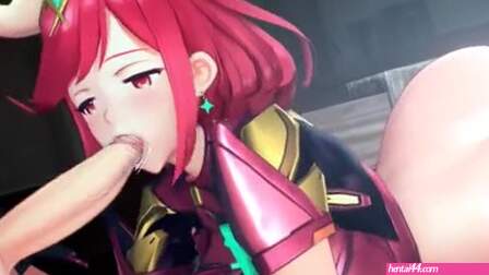 Icy Passion Of Aegis Pyra Animation No Bass POV