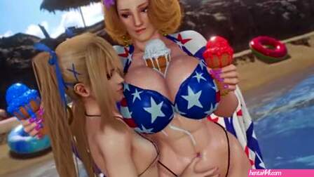 Marie & Tina Beach Babes [Bikini] [Hair 2] | Urbanator – 4K