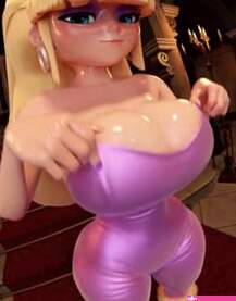 Pacifica Flanning Her Breasts [Shwazy3D]