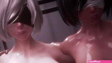 [Preview] 9S Enjoys 2B and 2P Dirty Futa x Futa Show