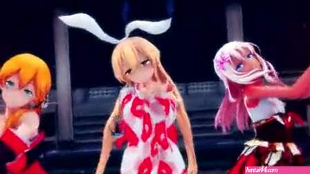 Shimakaze, Prinz & Ro500 – Tougen Renka [MMD R18] Hamselvish