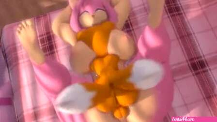 Tails x Amy mating press