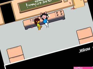 Kris breeding Temmie in School