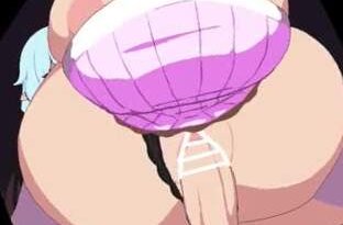 Remilia fucking Patchouli full nelson style