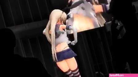 Shimakaze – Deep Blue Town [MMD] Taka22