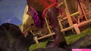 Succubus Sucks Minotaur Cock Then Gets Creampied