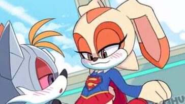 Super Cream riding Cyborg Tails