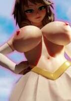 A thighjob in a sunny day