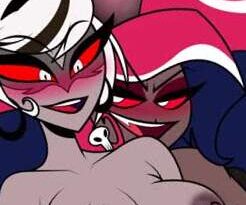 Velvette playing with carmillas tits