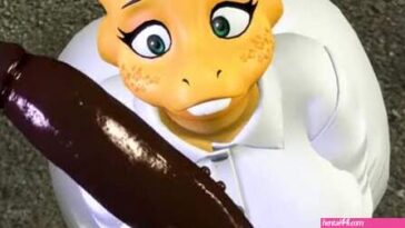 Alphys Is looking The Dick