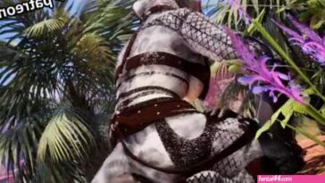 Black cock fucks Furry Snow Leopard Girl 2K