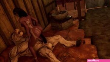 Centaur Takes Elf Girl Rough in the Stable