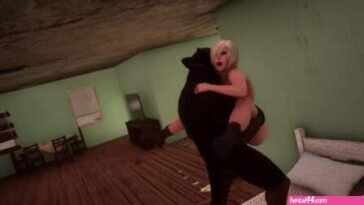 Fallout Dogmeat Roughly Fucks Vault Girl