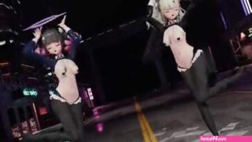 [ZZZ MMD R18]{Angels Of Delusion Nangong Yu & Sunna}(Not) A Devil feat. Hatsune Miku