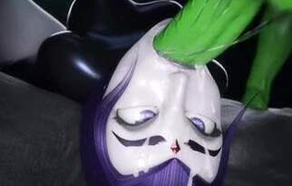 Raven messy face fuck