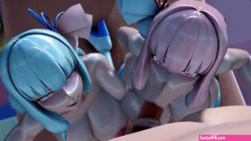 Sisters Fighting ❤ Battling Over a Dick [Nude][4K]
